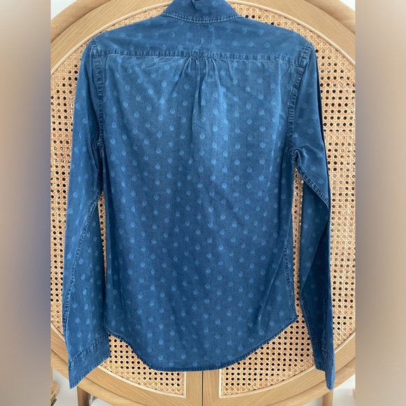 Scotch & Soda polka dot denim button down oxford - Picture 6 of 6